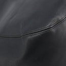 Coach Shoulder Bag Leather Black Gold Tone Auth BA16561-13
