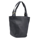 Coach Shoulder Bag Leather Black Gold Tone Auth BA16561-1