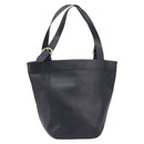 Coach Shoulder Bag Leather Black Gold Tone Auth BA16561-2