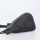 Coach Shoulder Bag Leather Black Gold Tone Auth BA16561-5