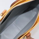 LOUIS VUITTON Monogram Vernis Hand Bag 2 Set Bronze Gris LV Auth BA16572-12