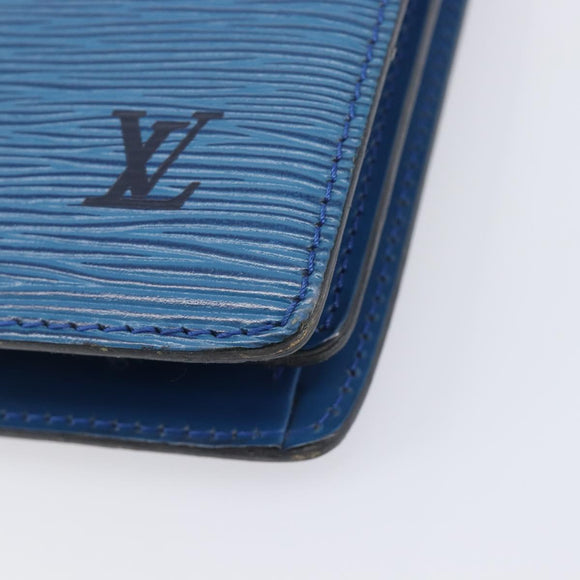 LOUIS VUITTON Epi Capuchin Shoulder Bag Blue M52345 LV Auth BA16573