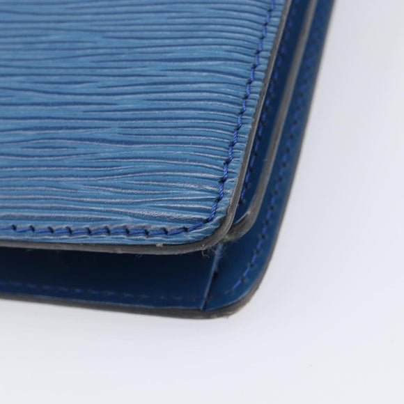 LOUIS VUITTON Epi Capuchin Shoulder Bag Blue M52345 LV Auth BA16573