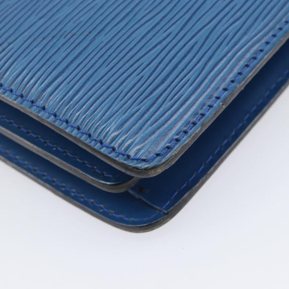 LOUIS VUITTON Epi Capuchin Shoulder Bag Blue M52345 LV Auth BA16573