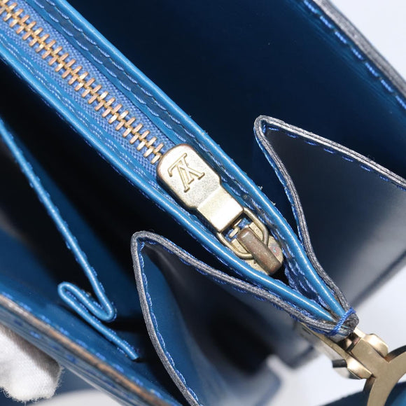 LOUIS VUITTON Epi Capuchin Shoulder Bag Blue M52345 LV Auth BA16573