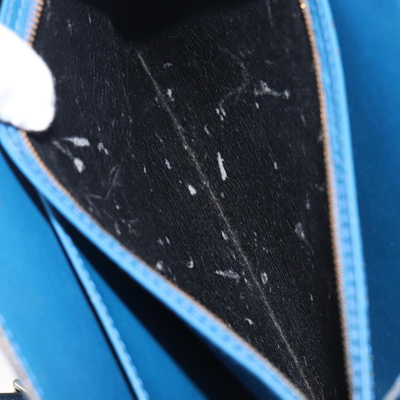 LOUIS VUITTON Epi Capuchin Shoulder Bag Blue M52345 LV Auth BA16573