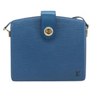 LOUIS VUITTON Epi Capuchin Shoulder Bag Blue M52345 LV Auth BA16573-13