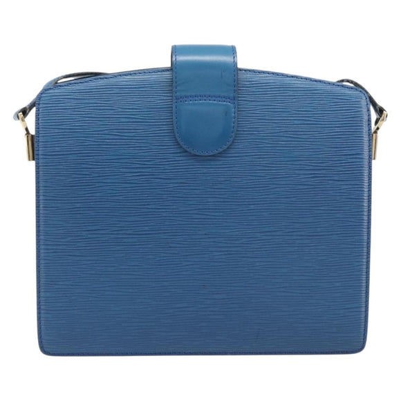 LOUIS VUITTON Epi Capuchin Shoulder Bag Blue M52345 LV Auth BA16573