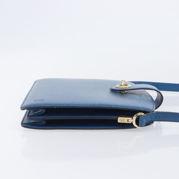 LOUIS VUITTON Epi Capuchin Shoulder Bag Blue M52345 LV Auth BA16573