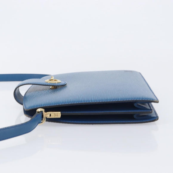 LOUIS VUITTON Epi Capuchin Shoulder Bag Blue M52345 LV Auth BA16573