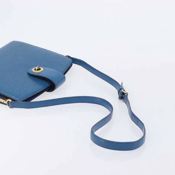 LOUIS VUITTON Epi Capuchin Shoulder Bag Blue M52345 LV Auth BA16573