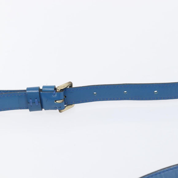 LOUIS VUITTON Epi Capuchin Shoulder Bag Blue M52345 LV Auth BA16573
