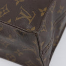 LOUIS VUITTON Monogram Sac Plat Hand Bag M51140 LV Auth BA16574-15
