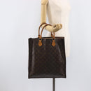 LOUIS VUITTON Monogram Sac Plat Hand Bag M51140 LV Auth BA16574-26