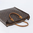 LOUIS VUITTON Monogram Sac Plat Hand Bag M51140 LV Auth BA16574-6