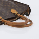 LOUIS VUITTON Monogram Sac Plat Hand Bag M51140 LV Auth BA16574-7