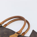LOUIS VUITTON Monogram Sac Plat Hand Bag M51140 LV Auth BA16574-9