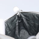 Salvatore Ferragamo Gancini Hand Bag Leather Silver Auth BA16577A-23