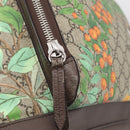GUCCI GG Supreme Tian Backpack PVC Beige Silver 428027 Auth BA16579V-16