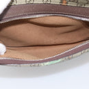 GUCCI GG Supreme Tian Backpack PVC Beige Silver 428027 Auth BA16579V-25