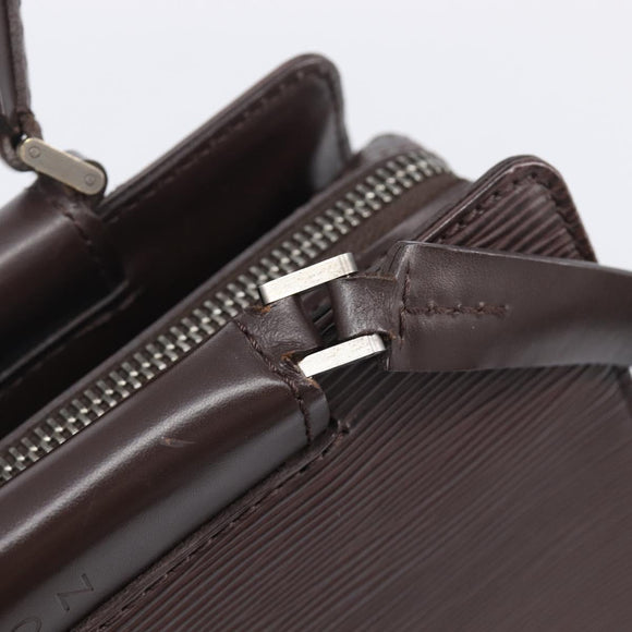 LOUIS VUITTON Epi Figari PM Hand Bag Mocha M5201D LV Auth BA16582