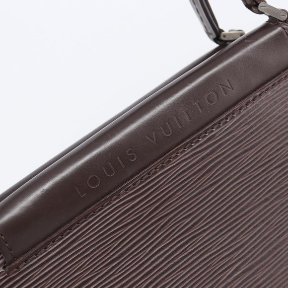 LOUIS VUITTON Epi Figari PM Hand Bag Mocha M5201D LV Auth BA16582