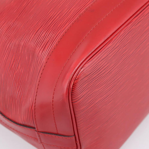 LOUIS VUITTON Epi Noe Shoulder Bag Red M44007 LV Auth BA16583