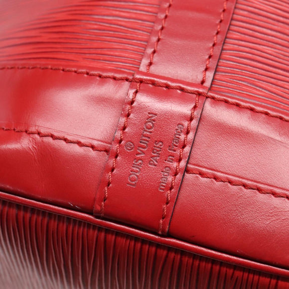 LOUIS VUITTON Epi Noe Shoulder Bag Red M44007 LV Auth BA16583