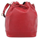LOUIS VUITTON Epi Noe Shoulder Bag Red M44007 LV Auth BA16583-2