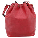 LOUIS VUITTON Epi Noe Shoulder Bag Red M44007 LV Auth BA16583-3
