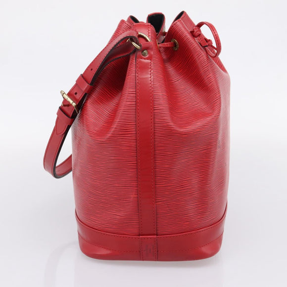 LOUIS VUITTON Epi Noe Shoulder Bag Red M44007 LV Auth BA16583