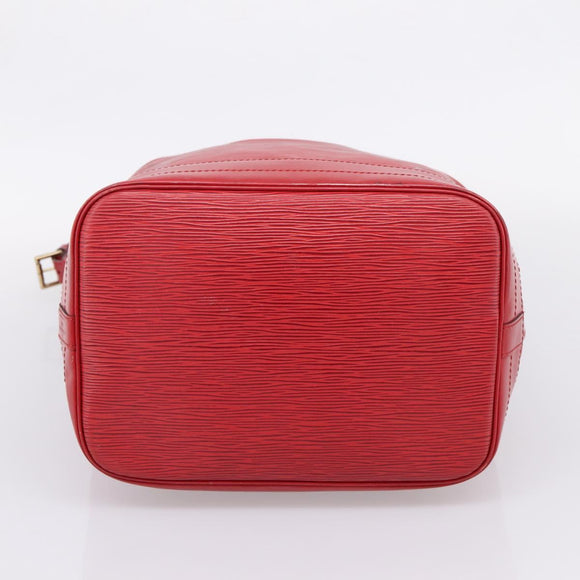 LOUIS VUITTON Epi Noe Shoulder Bag Red M44007 LV Auth BA16583