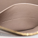 Balenciaga BB Monogram Clutch Bag PVC Leather Beige Gold 702627 Auth BA16586A-12