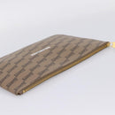 Balenciaga BB Monogram Clutch Bag PVC Leather Beige Gold 702627 Auth BA16586A-5