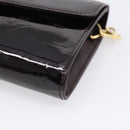 LOUIS VUITTON Monogram Vernis Bel Ale Shoulder Bag Amarante M93613 Auth BA16588-9