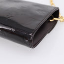 LOUIS VUITTON Monogram Vernis Bel Ale Shoulder Bag Amarante M93613 Auth BA16588-15