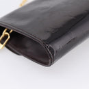 LOUIS VUITTON Monogram Vernis Bel Ale Shoulder Bag Amarante M93613 Auth BA16588-16