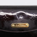 LOUIS VUITTON Monogram Vernis Bel Ale Shoulder Bag Amarante M93613 Auth BA16588-17