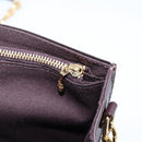 LOUIS VUITTON Monogram Vernis Bel Ale Shoulder Bag Amarante M93613 Auth BA16588-22