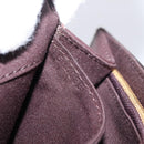 LOUIS VUITTON Monogram Vernis Bel Ale Shoulder Bag Amarante M93613 Auth BA16588-12