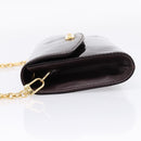 LOUIS VUITTON Monogram Vernis Bel Ale Shoulder Bag Amarante M93613 Auth BA16588-3