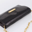 LOUIS VUITTON Monogram Vernis Bel Ale Shoulder Bag Amarante M93613 Auth BA16588-6