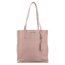 Miu Miu Tote Bag Leather Pink Silver Auth BA16593-2
