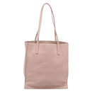 Miu Miu Tote Bag Leather Pink Silver Auth BA16593-3