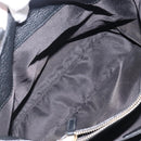 BVLGARI Parentesi Tote Bag Leather Black Gold Tone Auth BA16598V-25