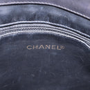 CHANEL COCO Mark Chain Shoulder Bag Velor Black Gold Tone CC Auth BA16599A-19