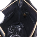 CHANEL COCO Mark Chain Shoulder Bag Velor Black Gold Tone CC Auth BA16599A-21