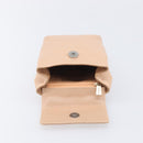 CHANEL Matelasse Hand Bag Leather Beige Gold Tone CC Auth BA16602V-17