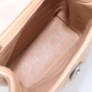 CHANEL Matelasse Hand Bag Leather Beige Gold Tone CC Auth BA16602V-20