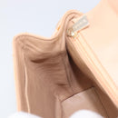 CHANEL Matelasse Hand Bag Leather Beige Gold Tone CC Auth BA16602V-23